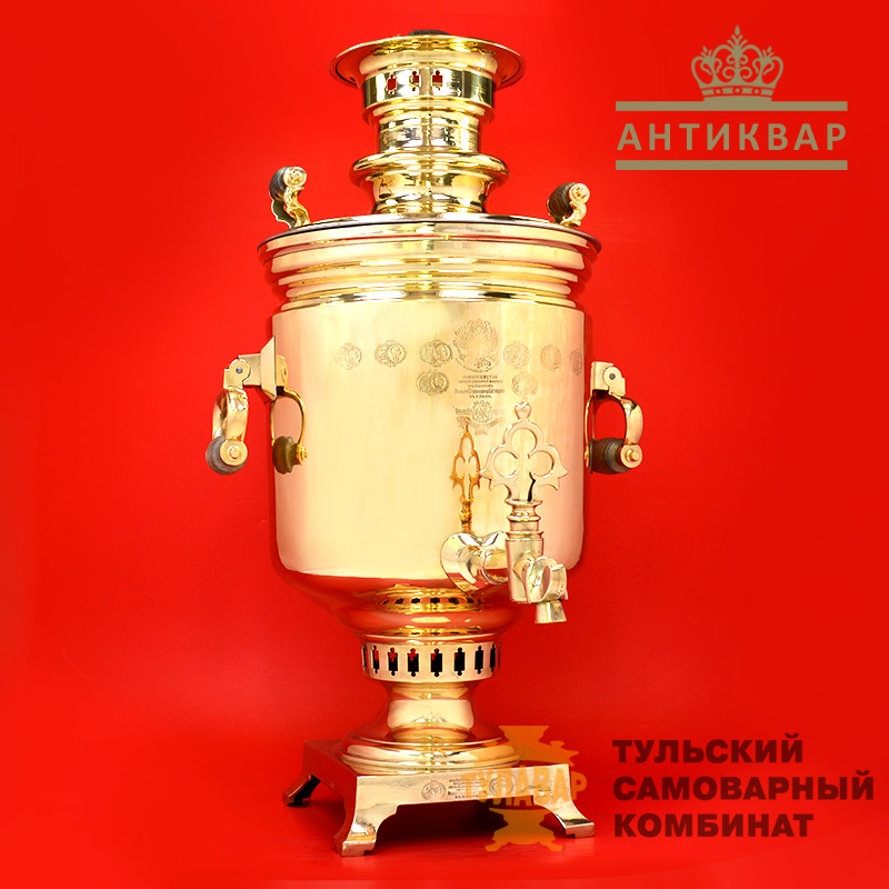 Самовар Баташевых антикварный, банка купеческая