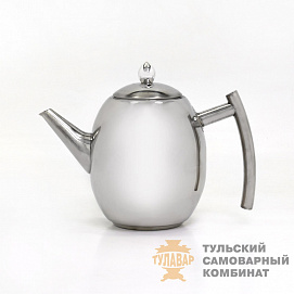 Чайник из нержавеющей стали 1л под никель, овальный