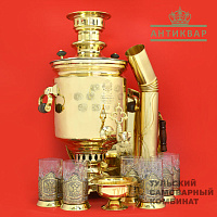 Самовар Баташевых<br/>антикварный, 8л, банка...
