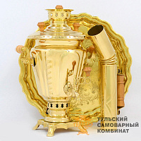 Набор «Русская краса»<br/>жаровой, 3л, латунный...